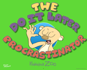 The Do It Later Procrastinator Cover